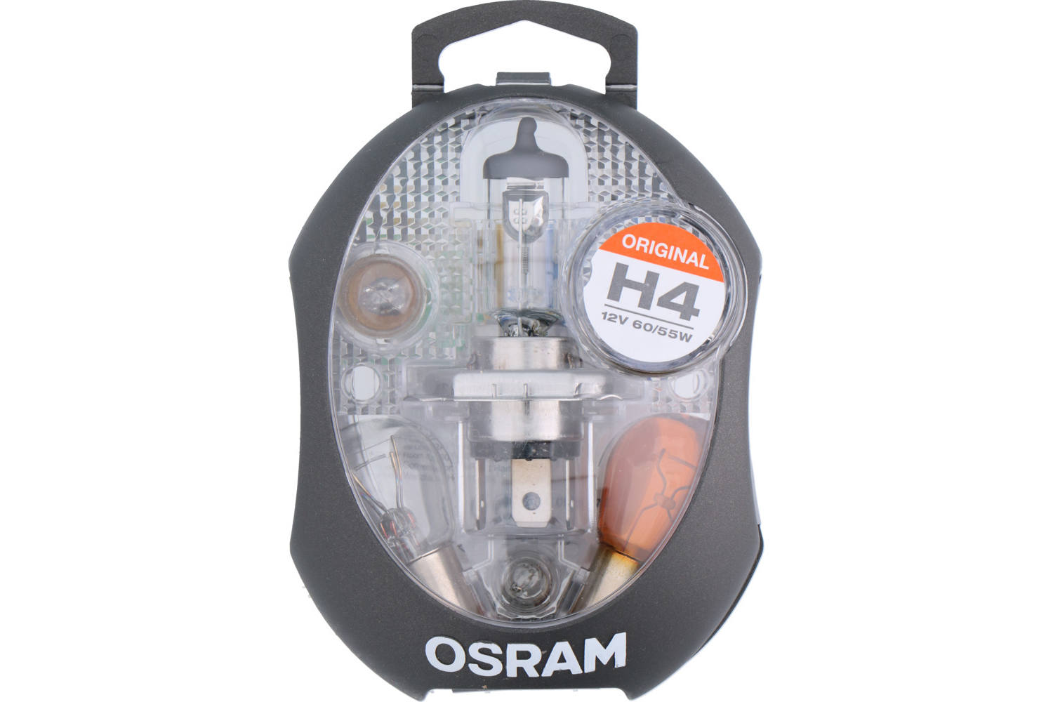 Set ampoules de voiture, Osram, H4, 12V, 60/55W 2