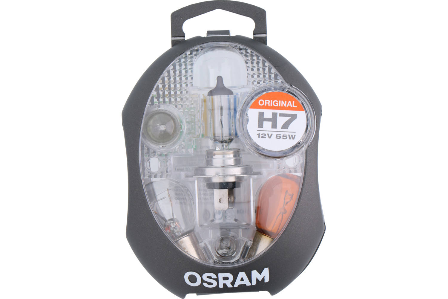 Set ampoules de voiture, Osram, H7, 12V, 55W 2