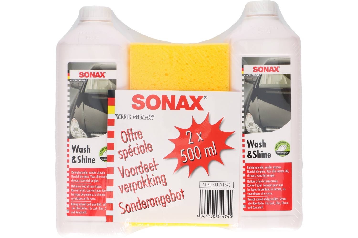 Autoshampoo, Sonax, met spons 2