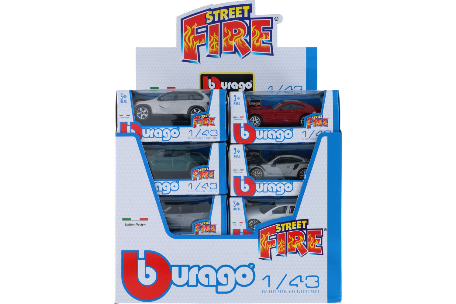 Modèle de voiture, BURAGO, moulé sous pression, 24 assorti, Streetfire 2
