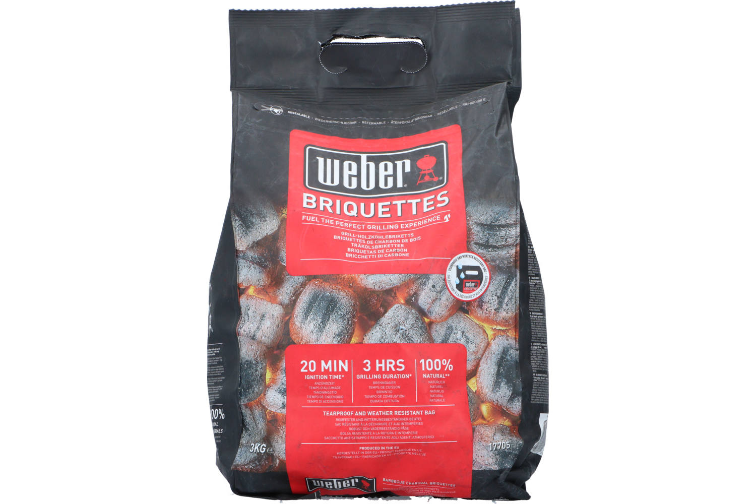 Briquettes, Weber, 3kg 2