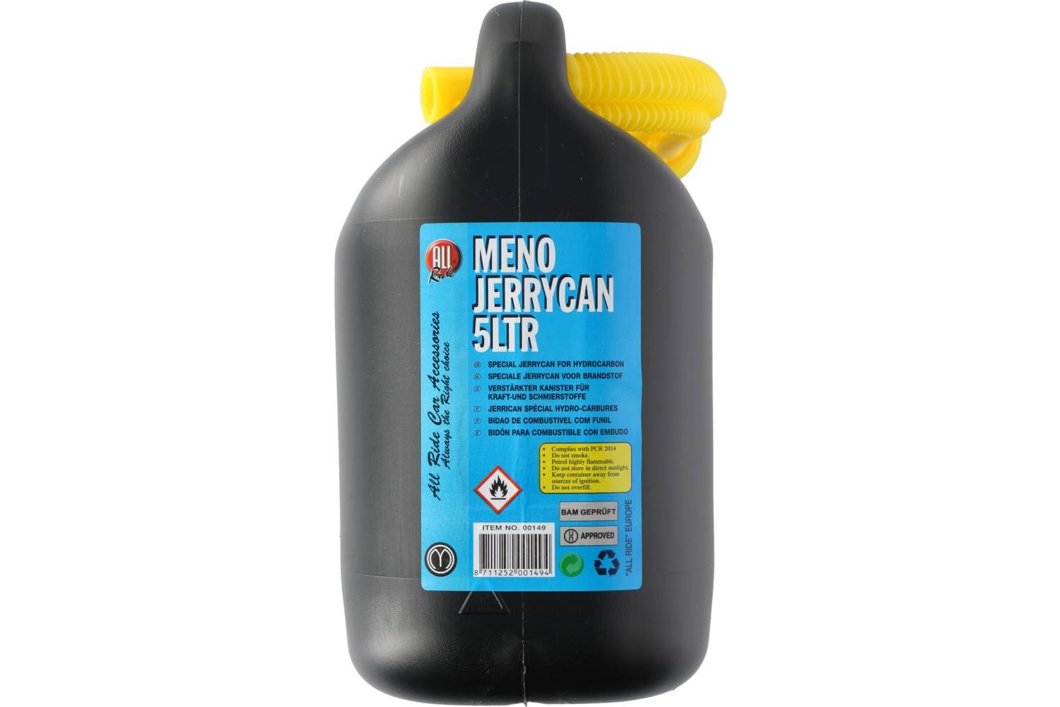 Jerrican carburant, ALLRIDE, noir, 5l, 580gr 3