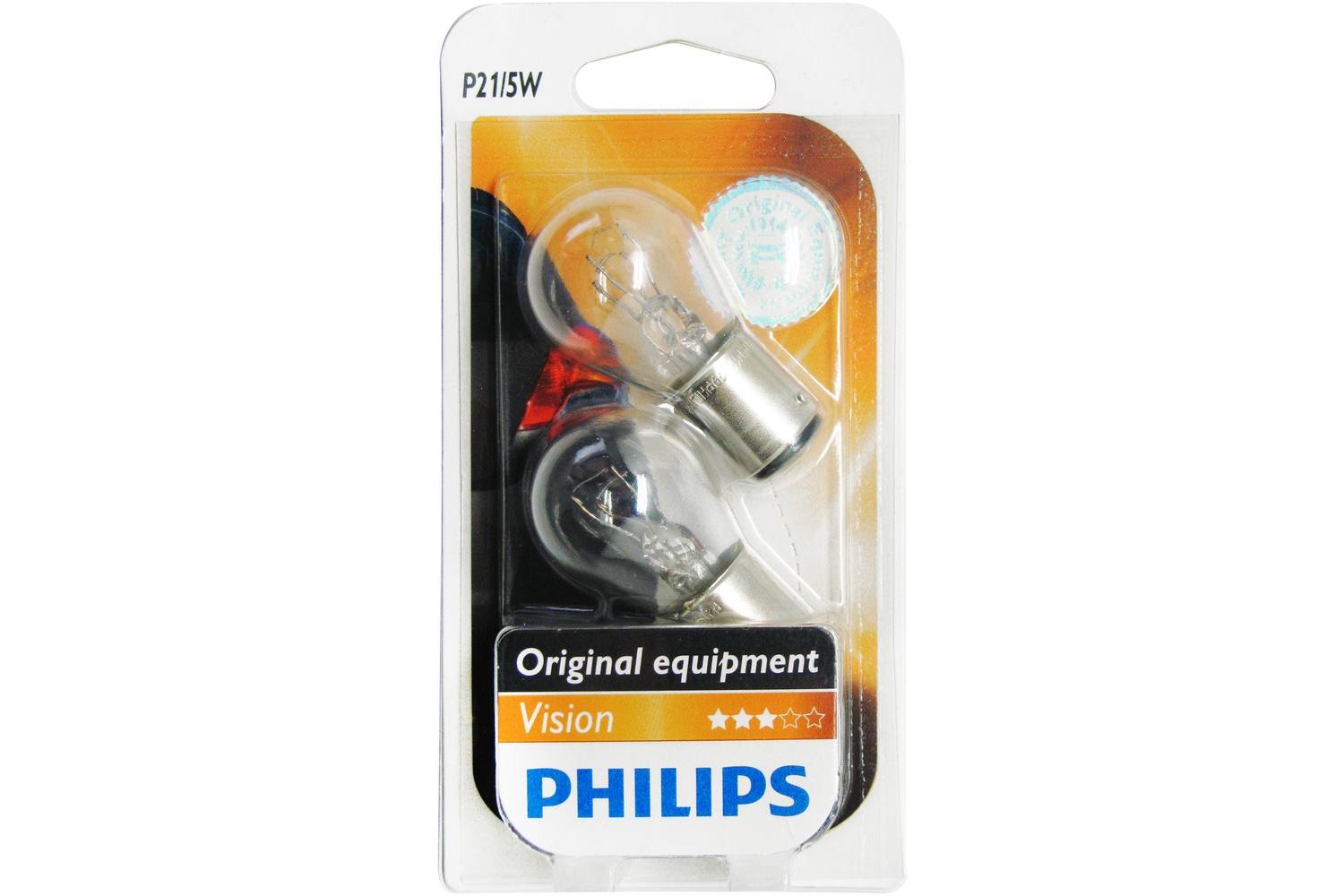 Ampoule de voiture, Philips, 12V, 21/5W, blanc, 2 pièces 2