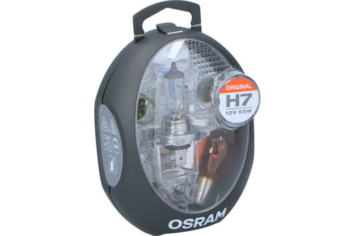 Set ampoules de voiture, Osram, H7, 12V, 55W 1