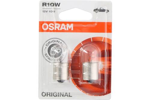 Ampoule de voiture, Osram, 12V, R10W, 10W, blanc, BA15s 1