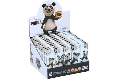 Aansteker, TobaliQ, funny panda, electrisch 1