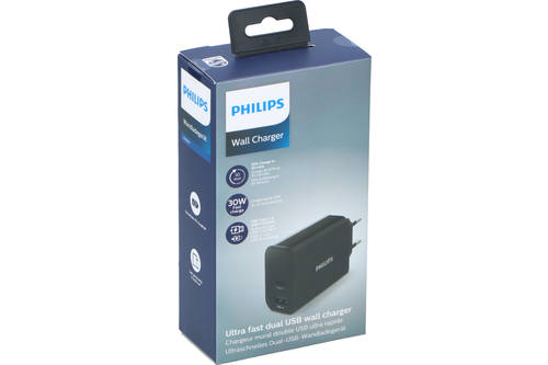 Chargeur, Philips, Type C - USB A, 30W 1
