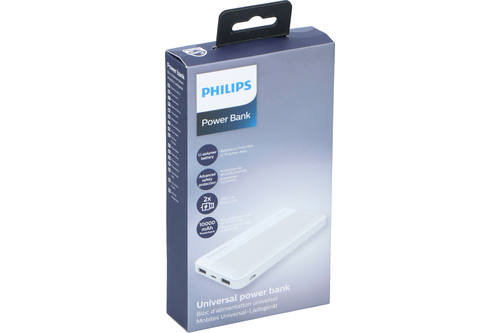 Powerbank, Philips, USB A tot C, 10000mAh 1