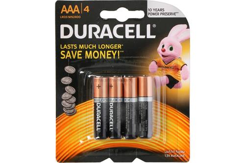 Batterij, Duracell Plus Power, AAA, 4 stuks, LR03 / MN2400 1
