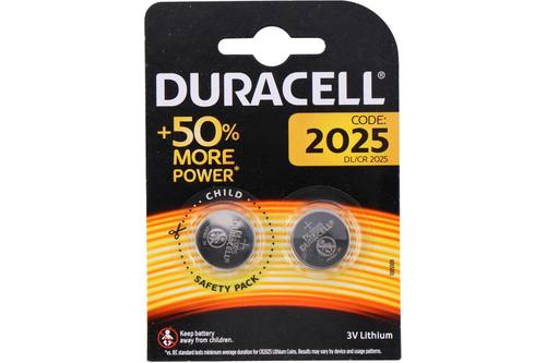 Batterij, Duracell, 2025, 2 stuks, DL2025 / CR2025 1