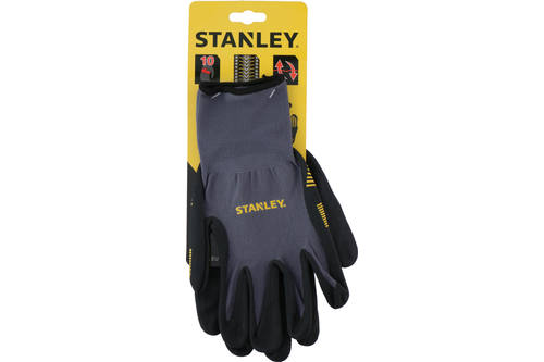 Werkhandschoenen, Stanley, nitril, SY510L, zwart, maat 10 1