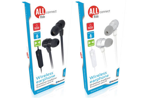 Écouteurs stéréo, ALLRIDE Connect, bluetooth avec microphone,  1