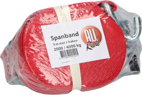 Spanband, AllRide, l 9m, met 2 haken, 2000-4000kg 1