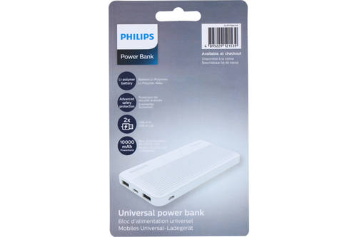 Dummykaartjes, Philips, 15021539 Powerbank, Philips, USB A tot C, 10000mAh  1