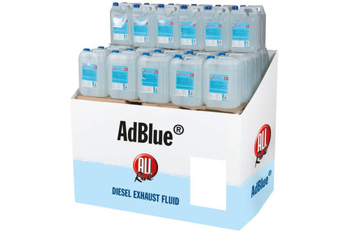 Présentoir Caisse, Newco, emballage de palette sans liquide, AdBlue®, emballage de palette sans liquide 1