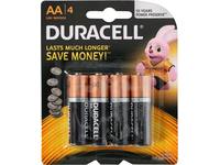Batterij, Duracell Plus Power, AA, 4 stuks, LR06 / MN1500 1