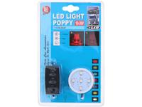 Support lumineux pour désodorisant Poppy, ALLRIDE, LED et variateur, 7 couleurs, 12-24V 1