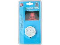 Support lumineux pour désodorisant Poppy, ALLRIDE, 5 LEDS, rouge, 24V 1