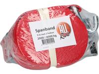 Spanband, ALLRIDE, l 9m, met 2 haken, 2000-4000kg