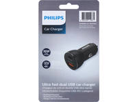 Cartes fictives, Philips, 15019871 Chargeur de voiture, Philips, Type C - USB A 1