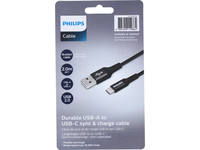 Dummykaartjes, Philips, 15019864 Sync- en oplaadkabel, Philips, USB A to USB C  1