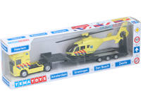 Speelgoed, Tematoys, Die-cast vrachtwagen met helikopter - ambulance 1